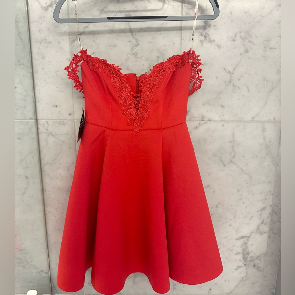 Rare London Never worn, tags attached coral colored mini dress